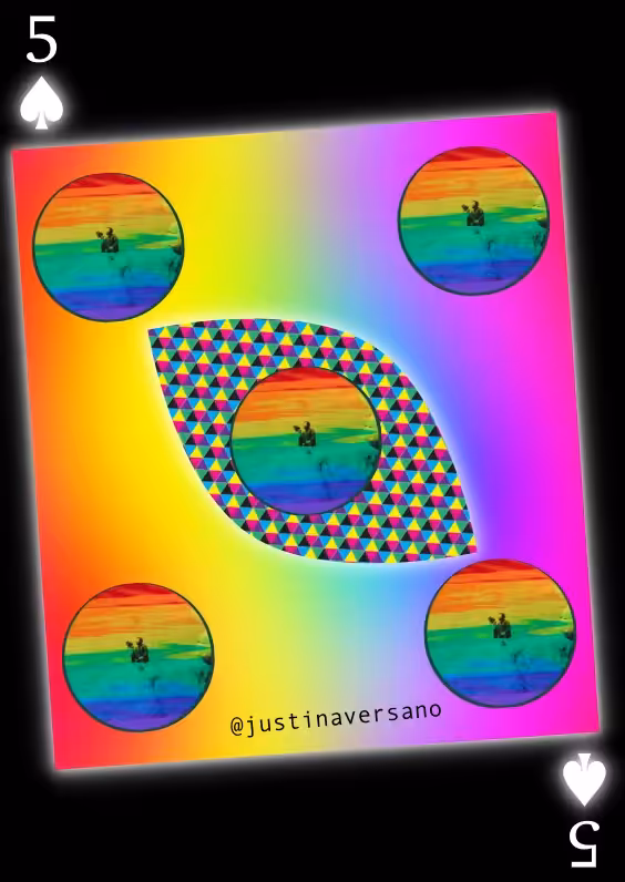 NFT CARDS 5 TRIBUTE TO @justinaversano