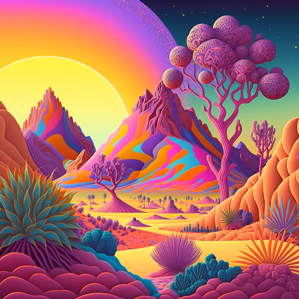 Psychedelic Landscape #8