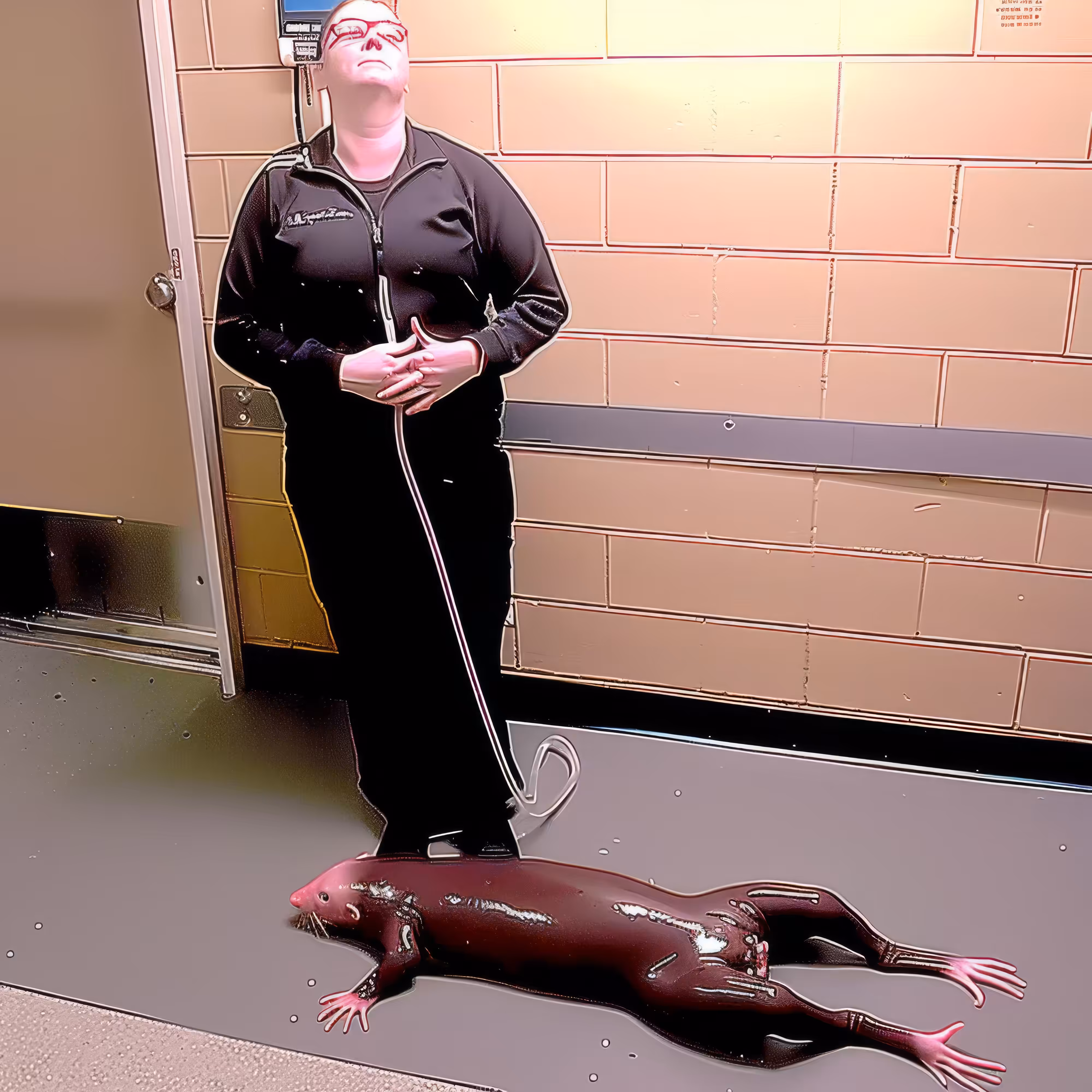 BAD JPEGs: Rat-on-a-Leash