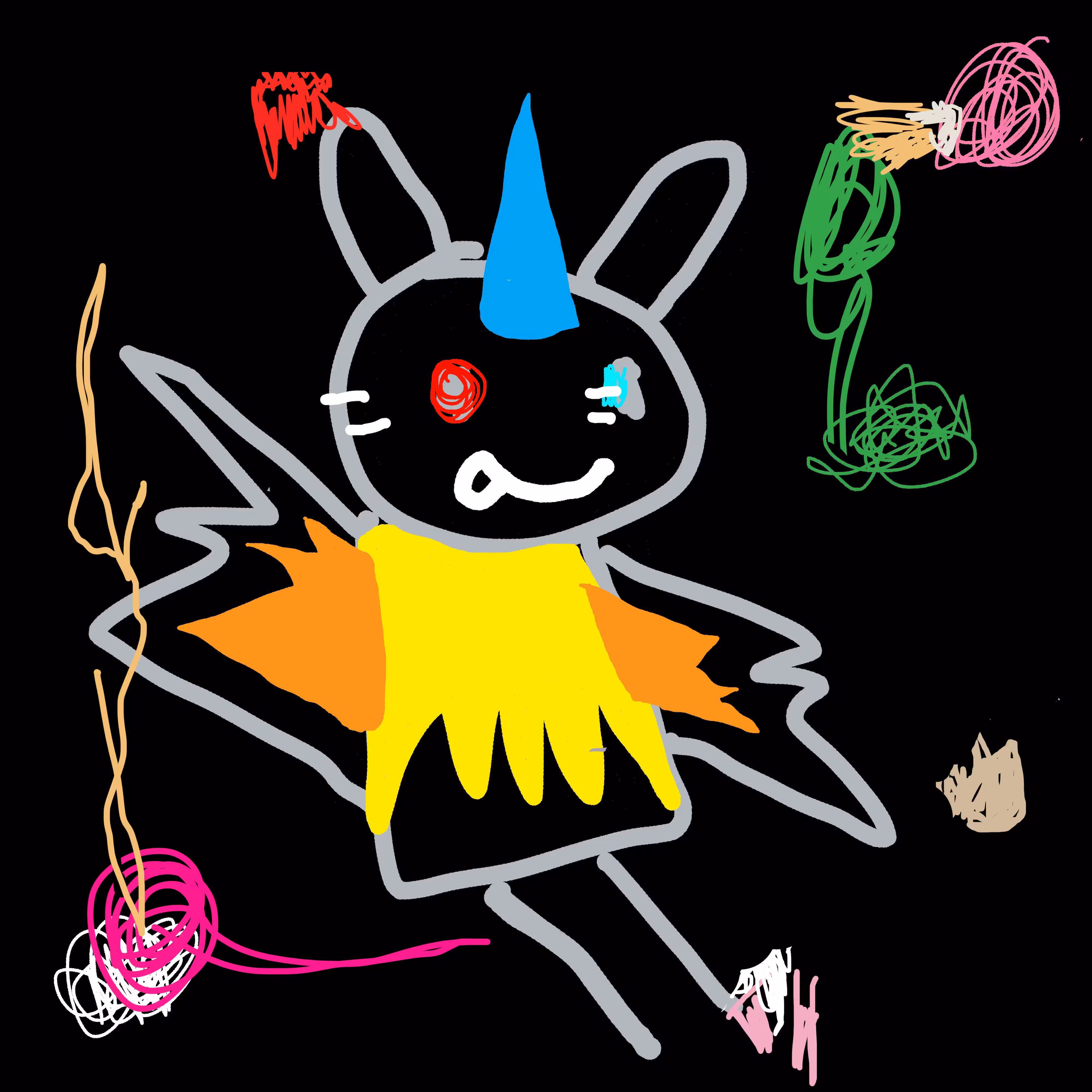 Rainbow Rabbit #01