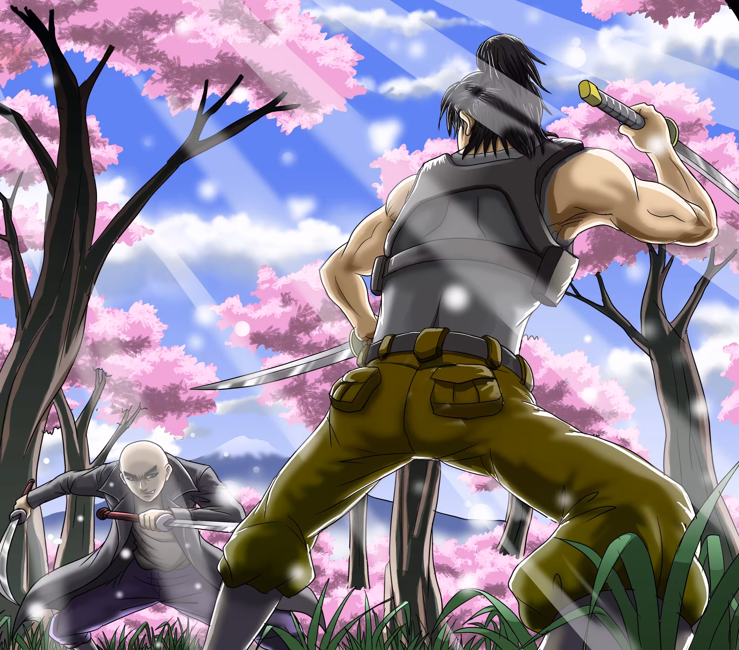 the sword fight