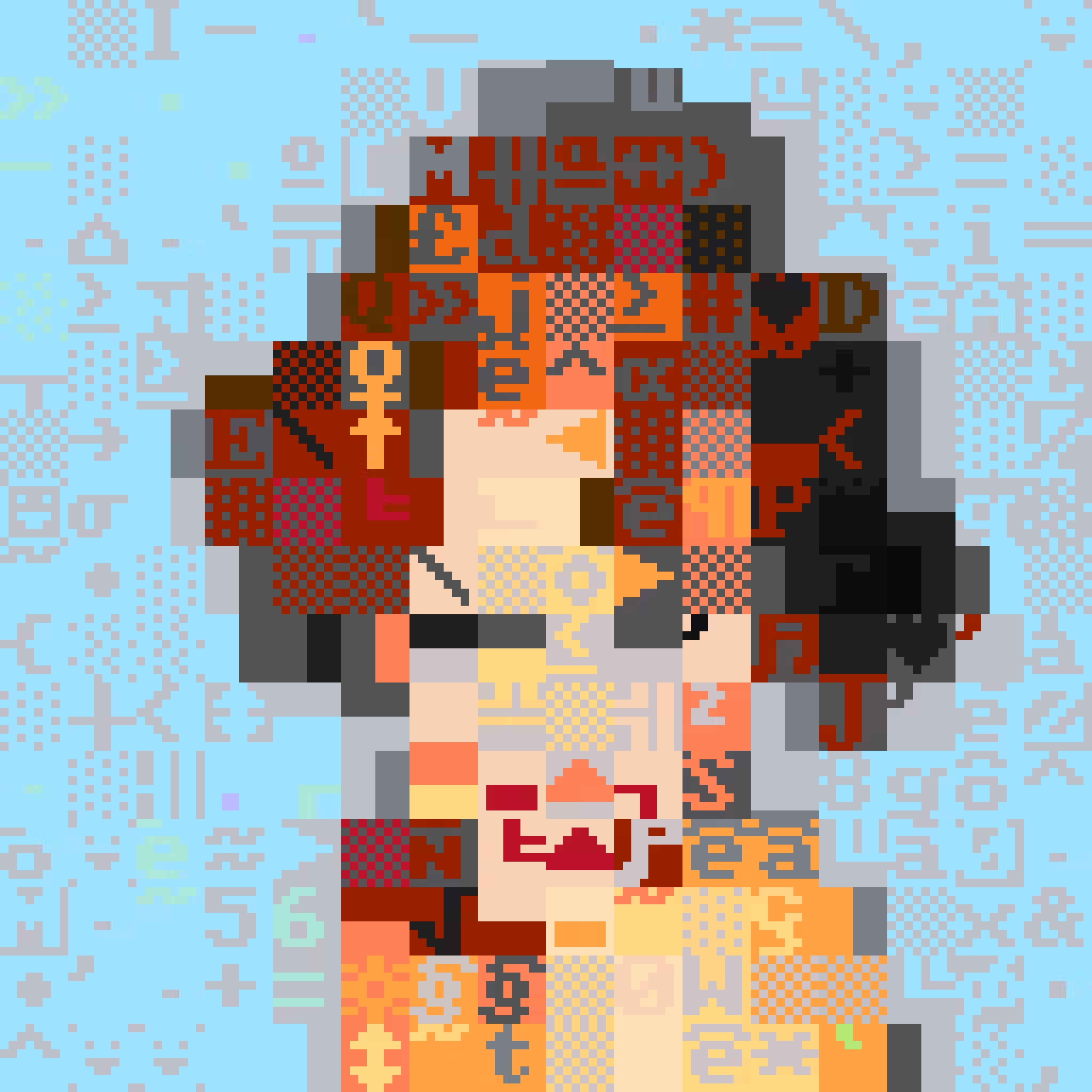 DOS-up girl #004