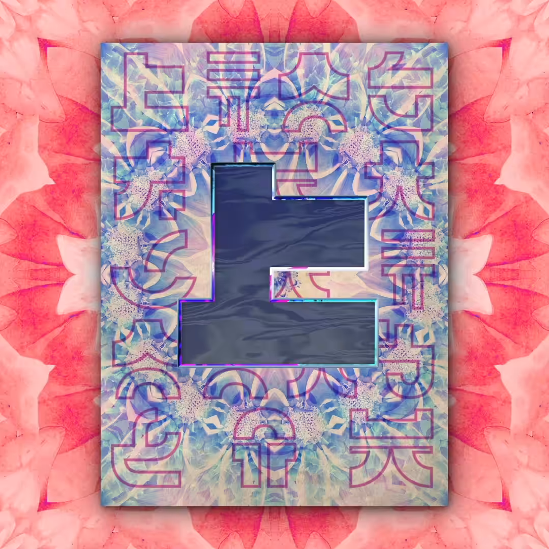 Primary Nature Typeface Collection - 'F'