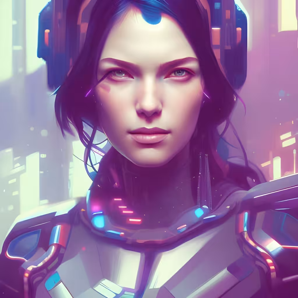 Cyberpunk Girl #001