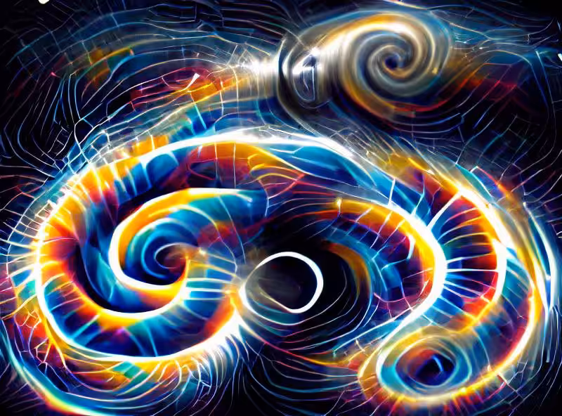 The swirl of time -- with infinity focus