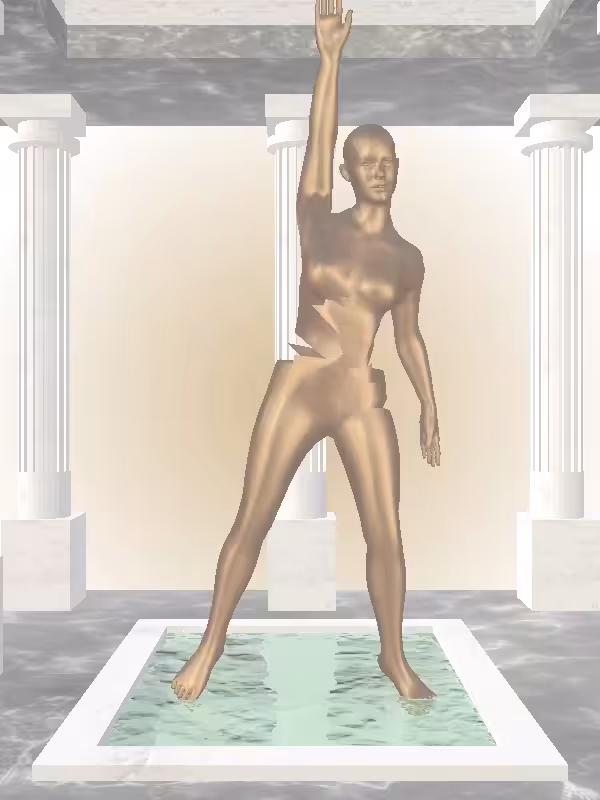 The Jazzy Old Bronze Woman #3016