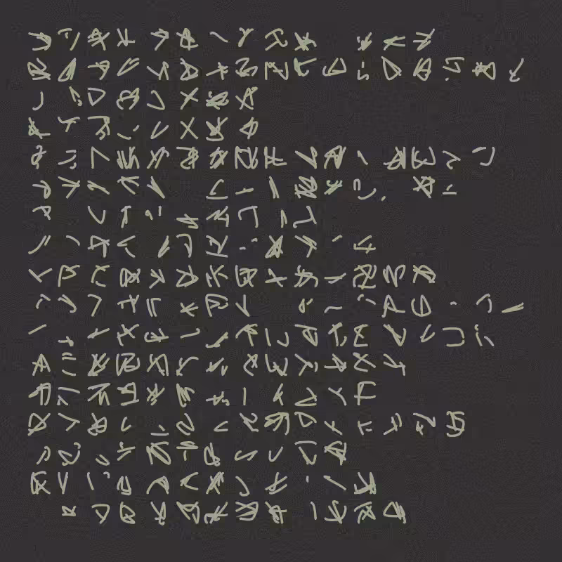 Asemic writing #24