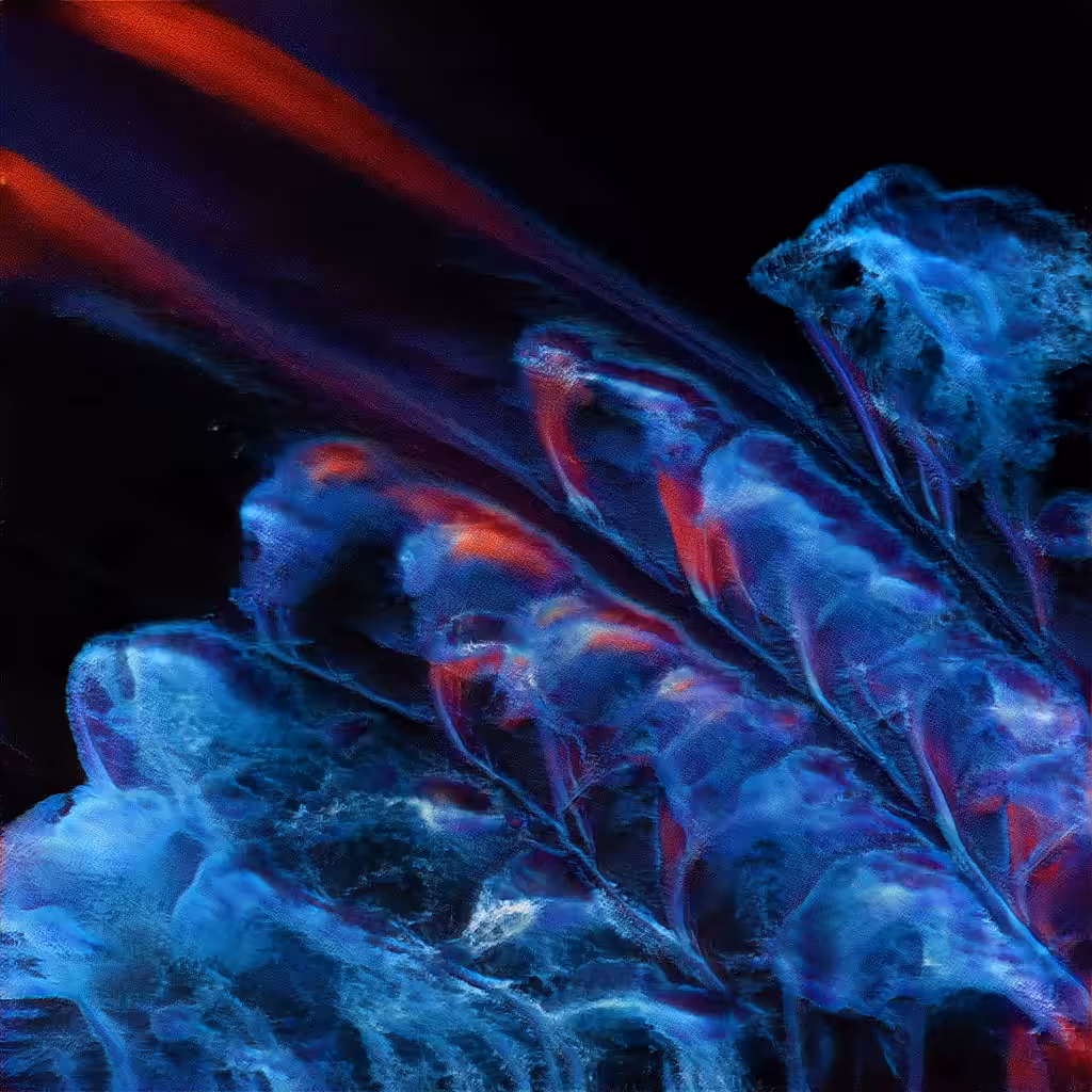 602-639 Luminous Cascade, Flow of Transformation
