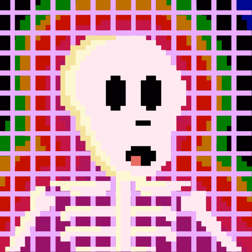 PIXEL SKULLETTI 1 #243
