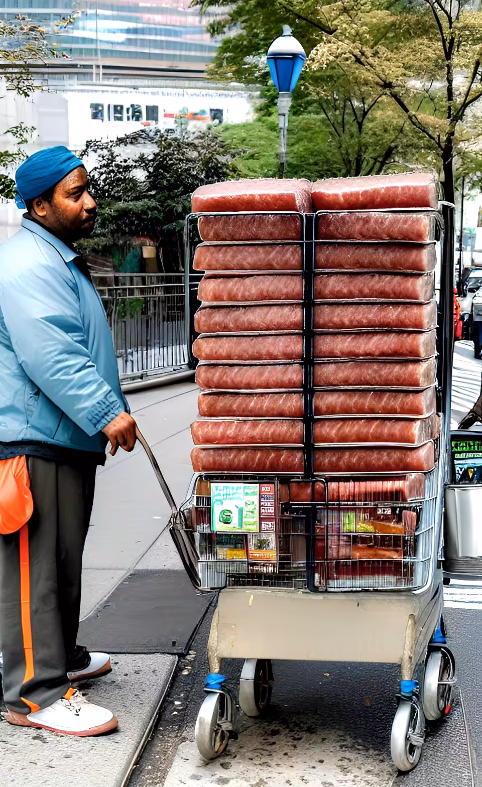 SPAM: New York SPAM dealer in Blue Lamp Avenue