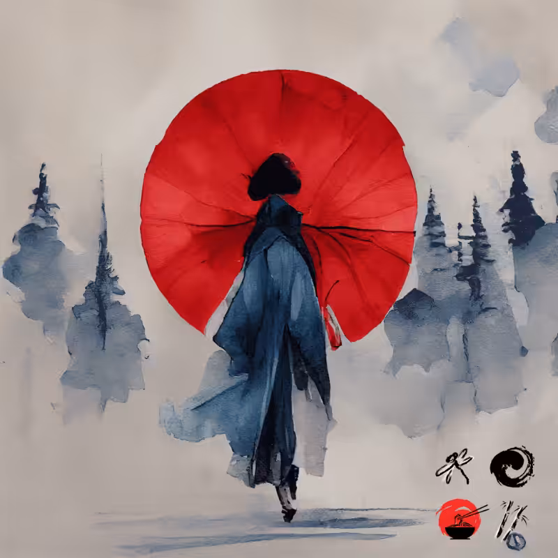 A walking geisha #11