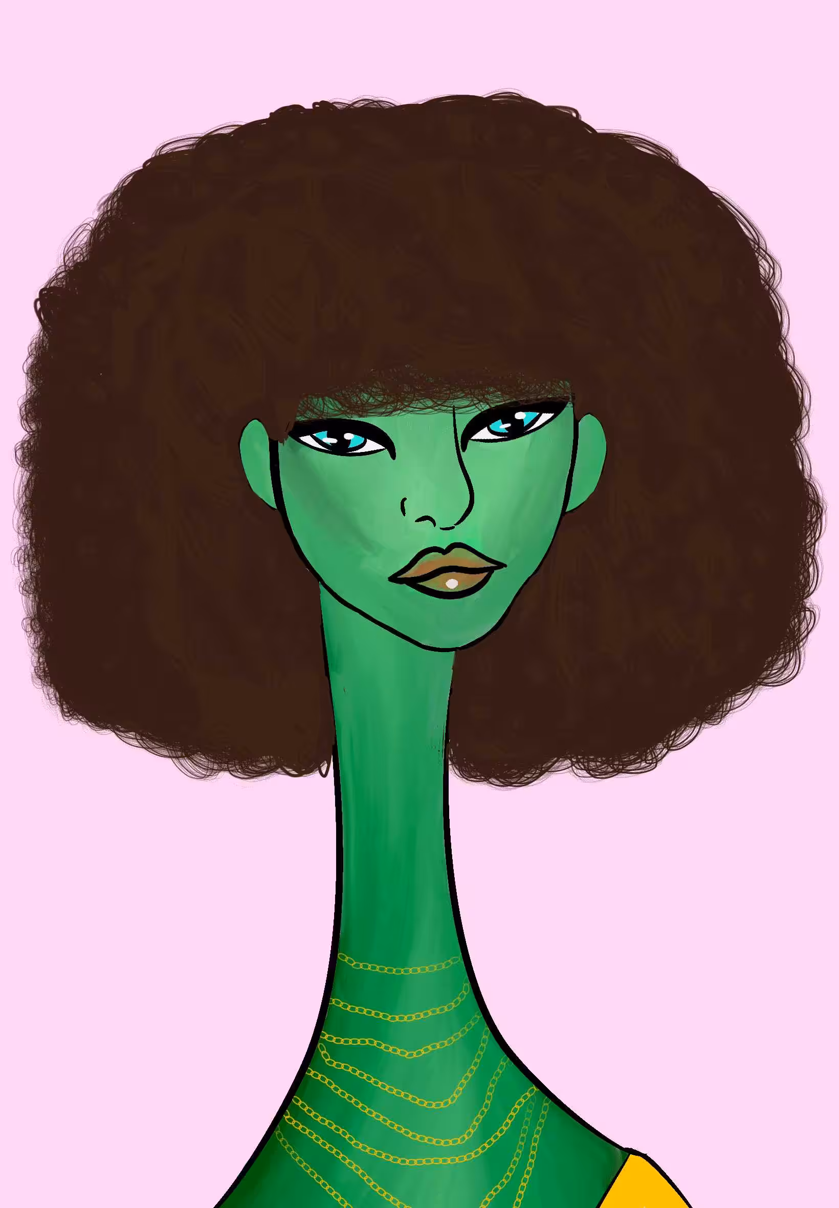 Long Neckie Ladies: Long Neckie Lady #1974