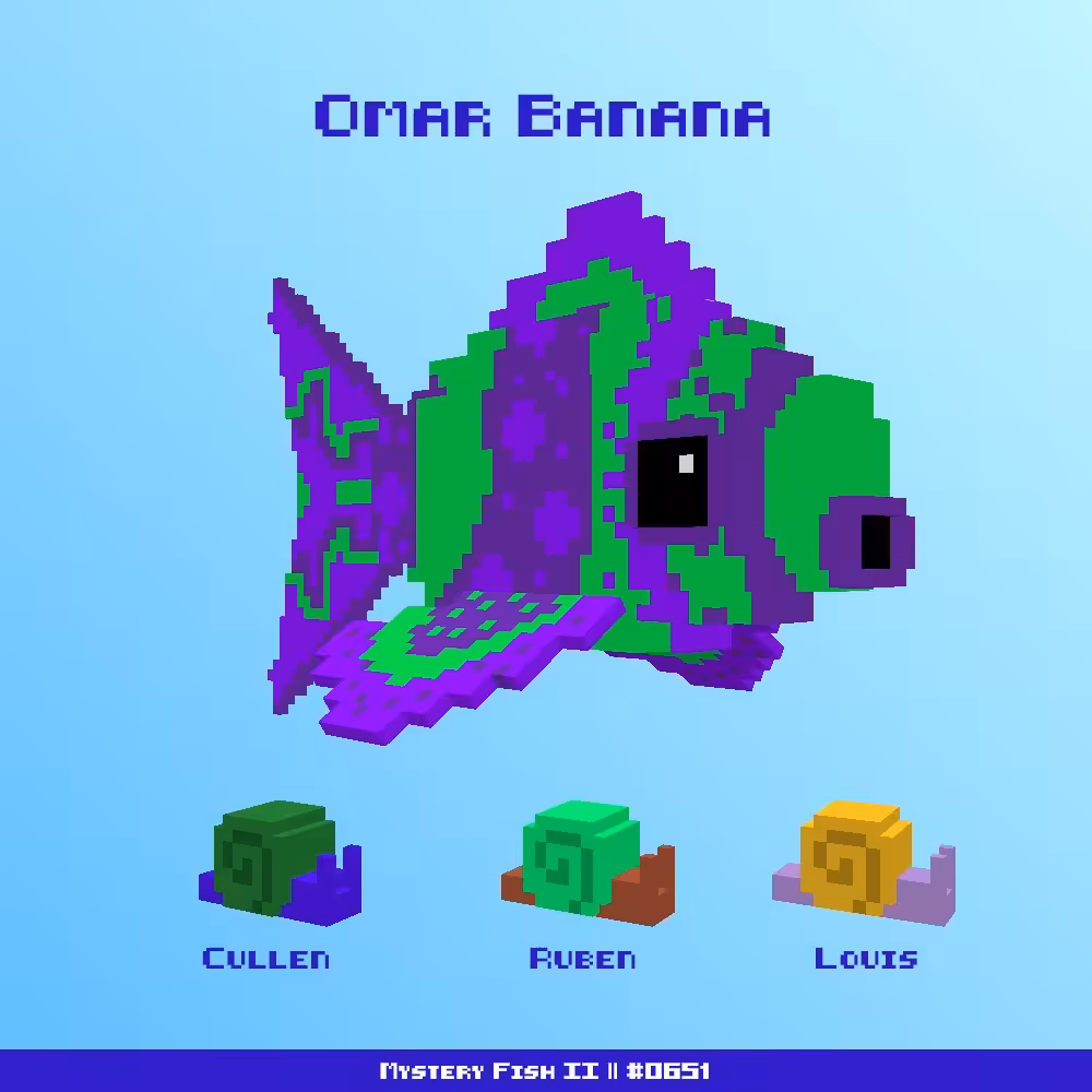 Omar Banana :: Mystery Fish 0651/1000 