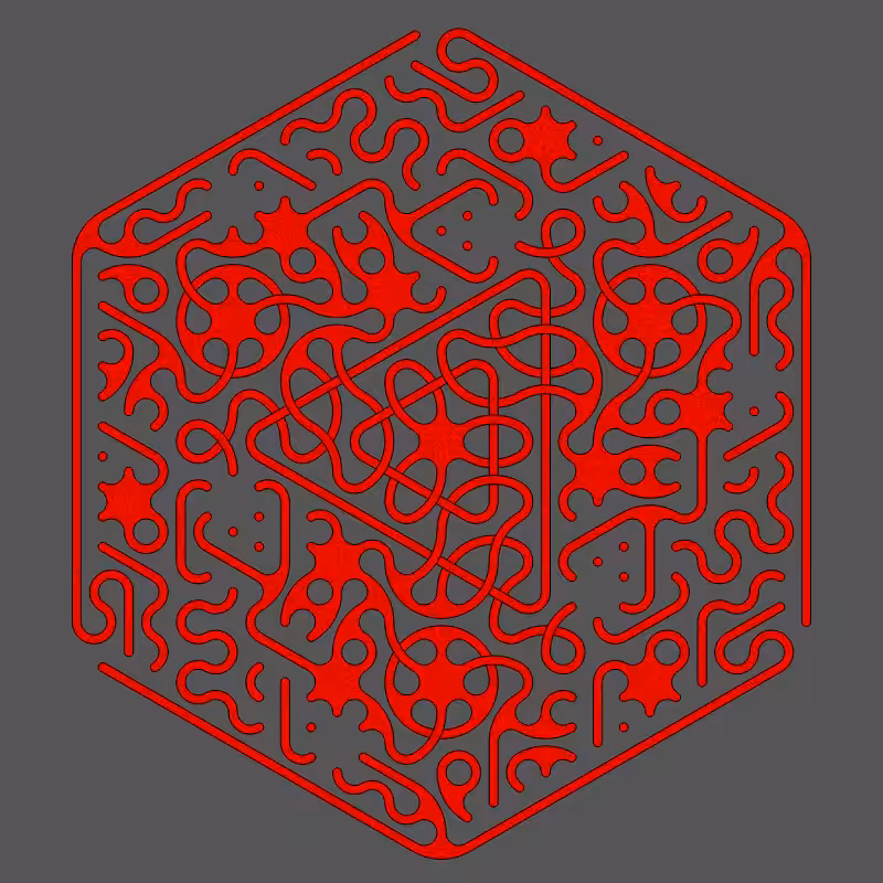 Threefold Symmetry - Dark Variations #197