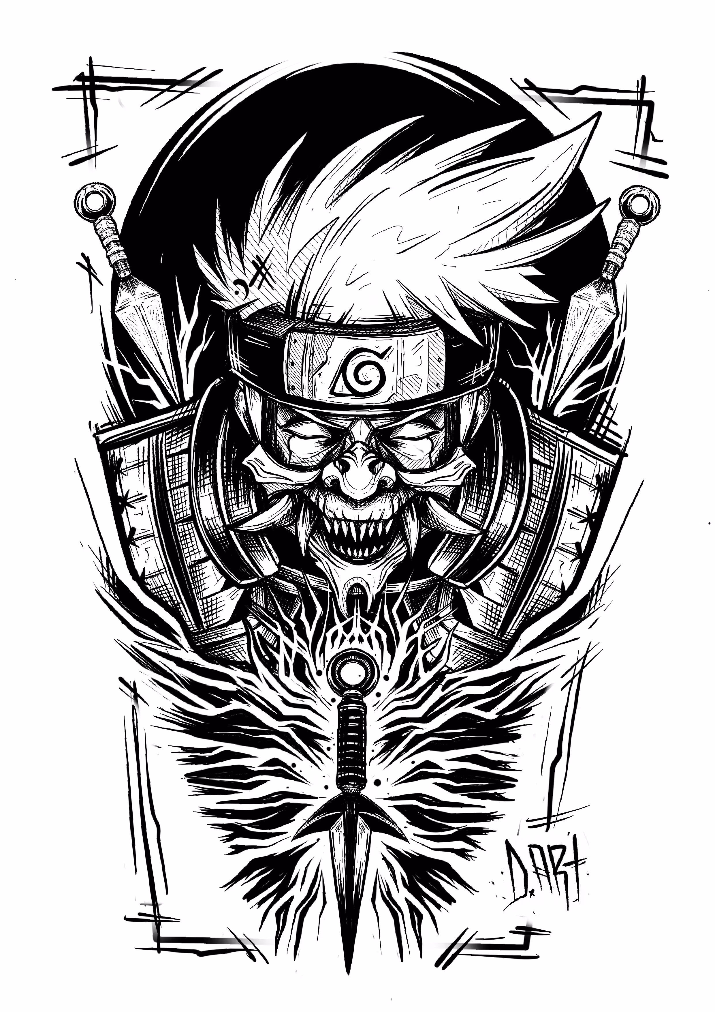D.Art #12 - Kakashi