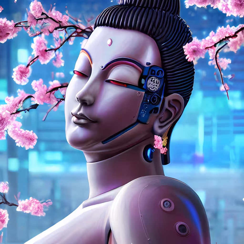 Buddha Futuristic: Gorgeous Buddha