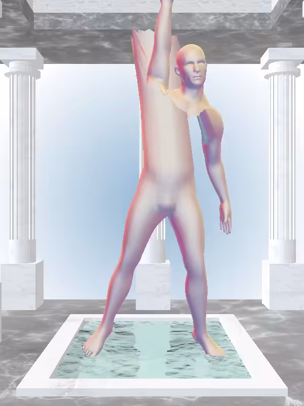 HeavenComputer: The Jazzy Multichrome Haze Man #2323
