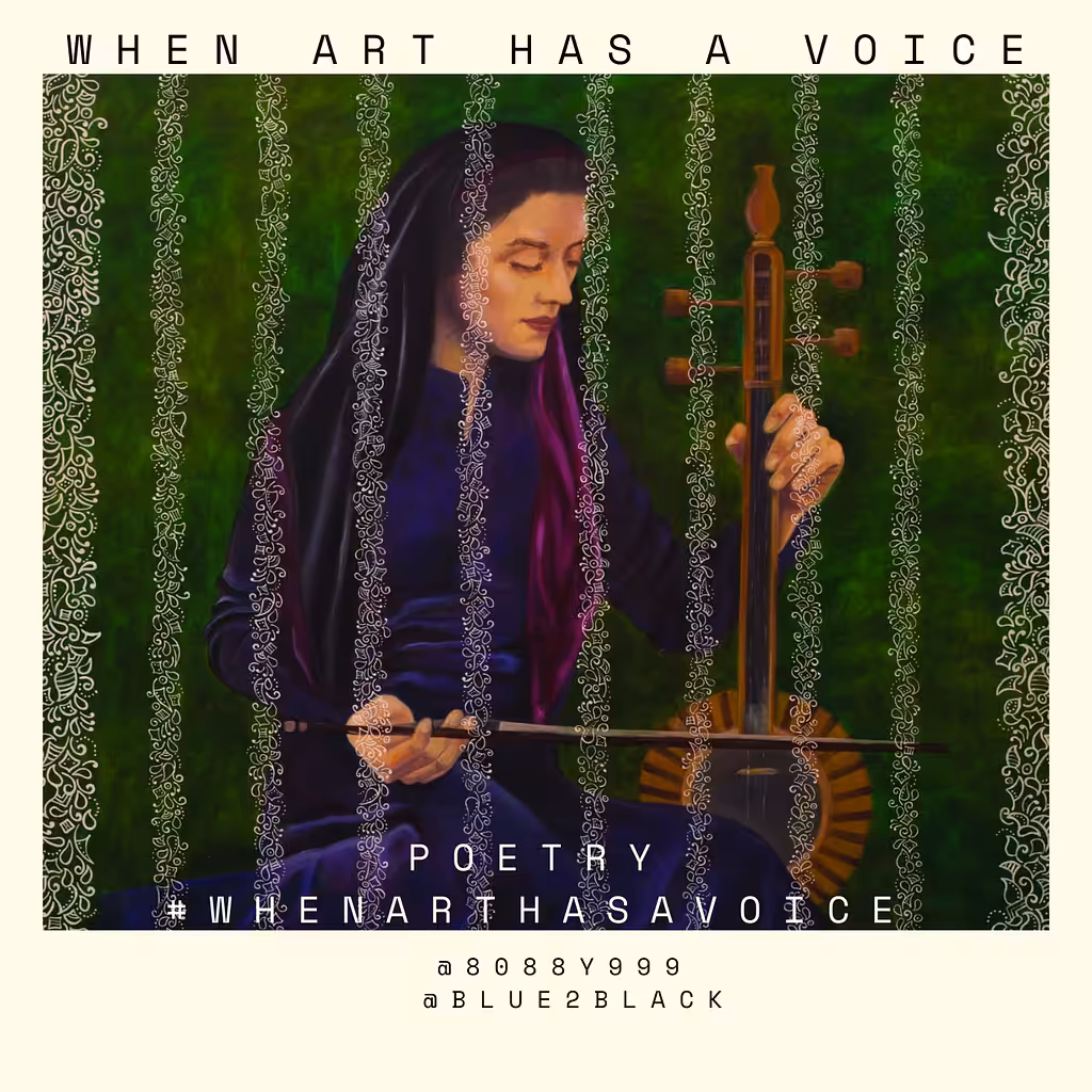 When art has a voice by @808999 and @blue2black 