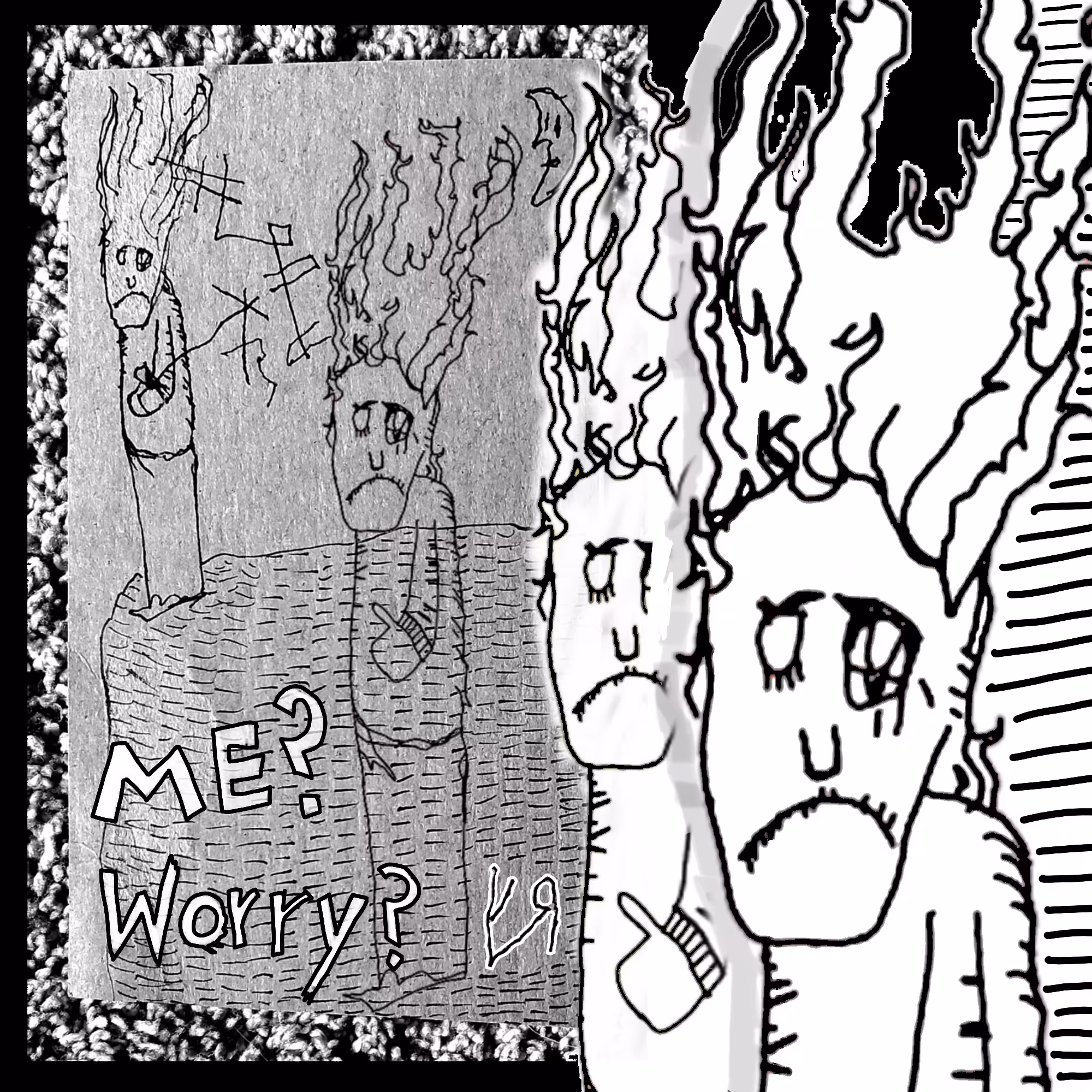 "Me? Worry?" by Richard F. Yates (Holy Fool)