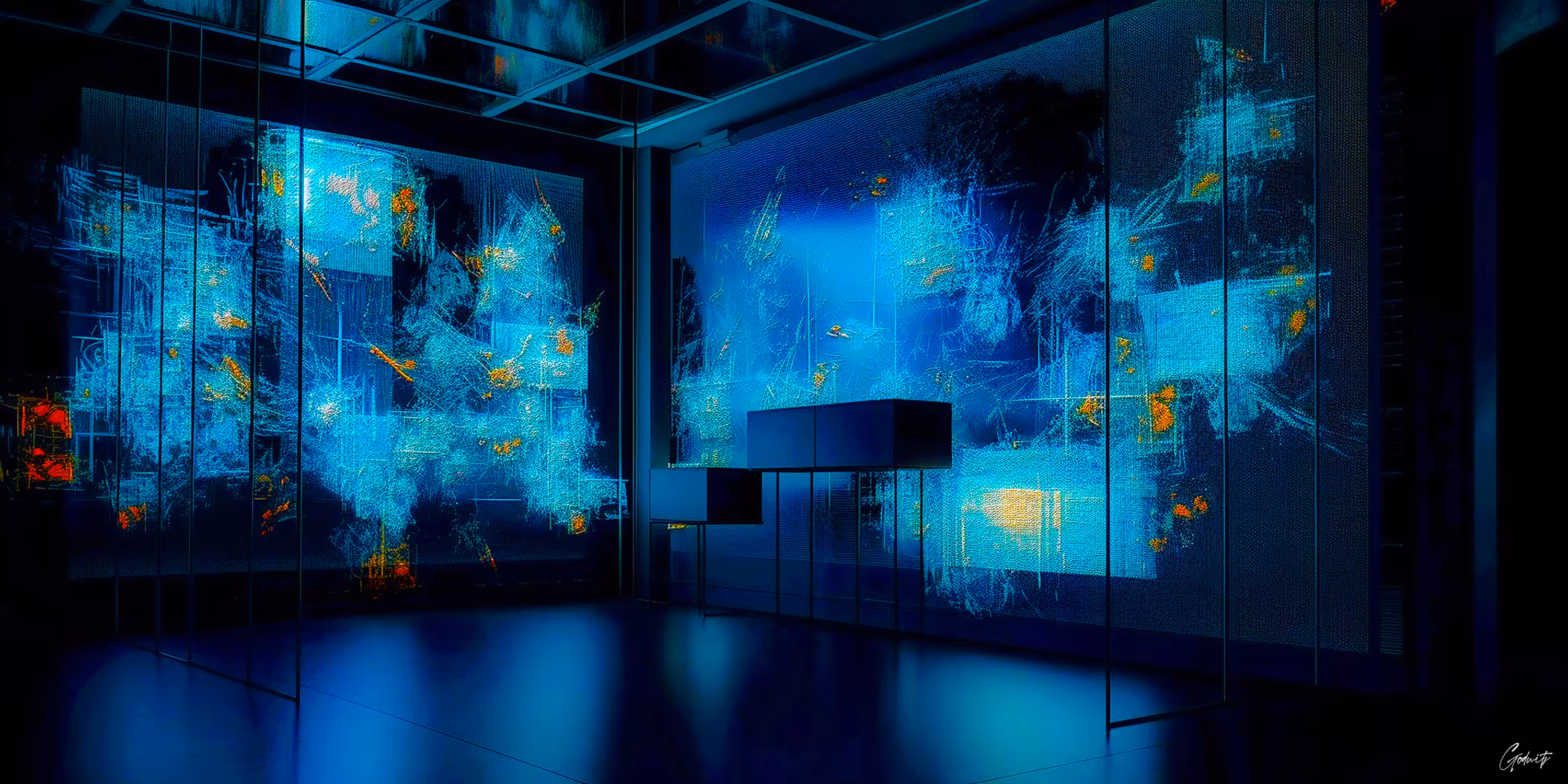 AI Art Installation Room #72