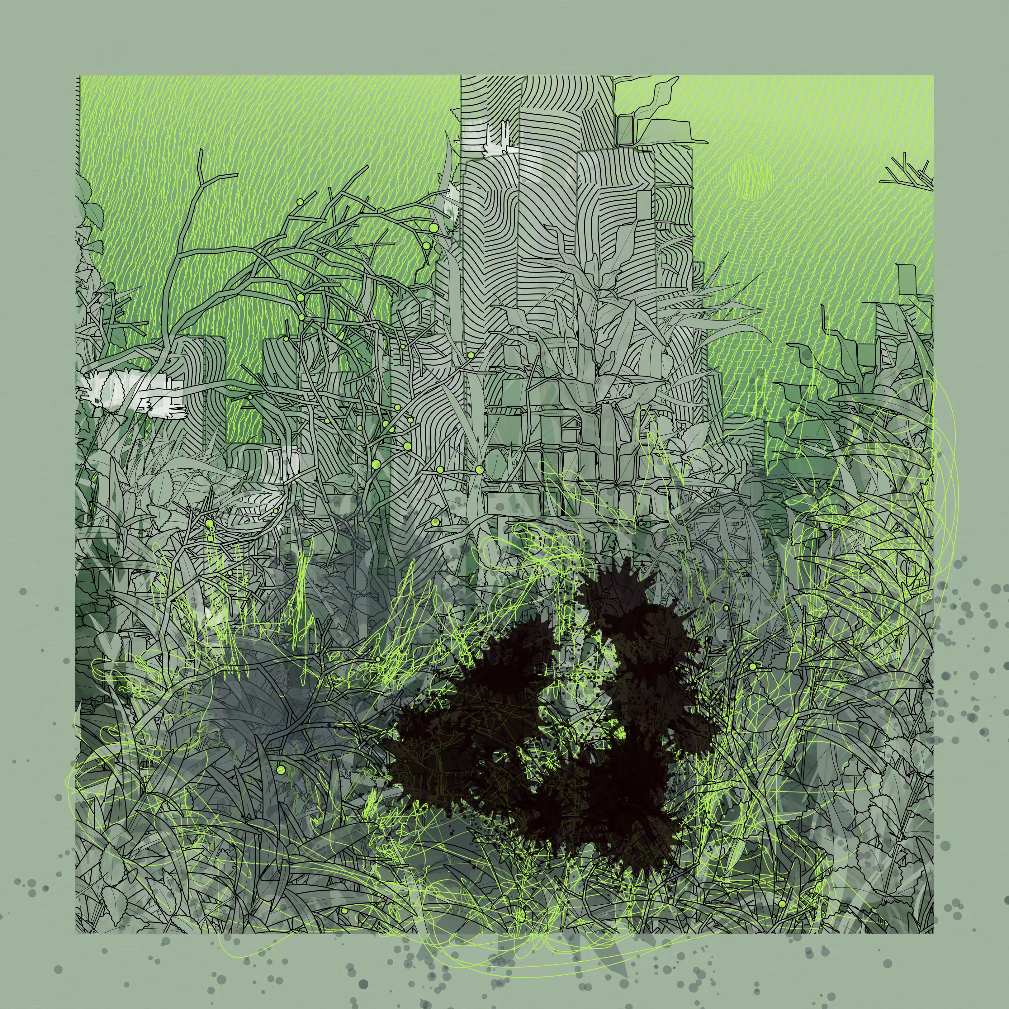 Landscape with Carbon Capture #6822