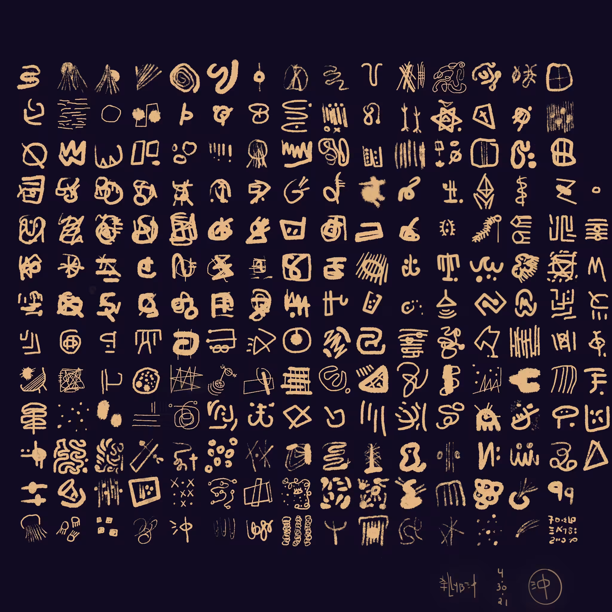 illGlyphs 4•30•21