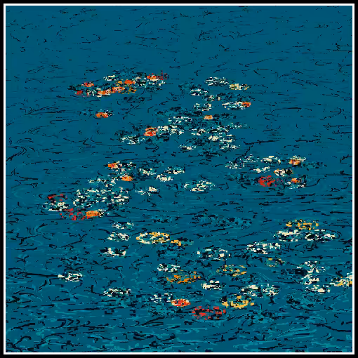 Polluted water lilies #88