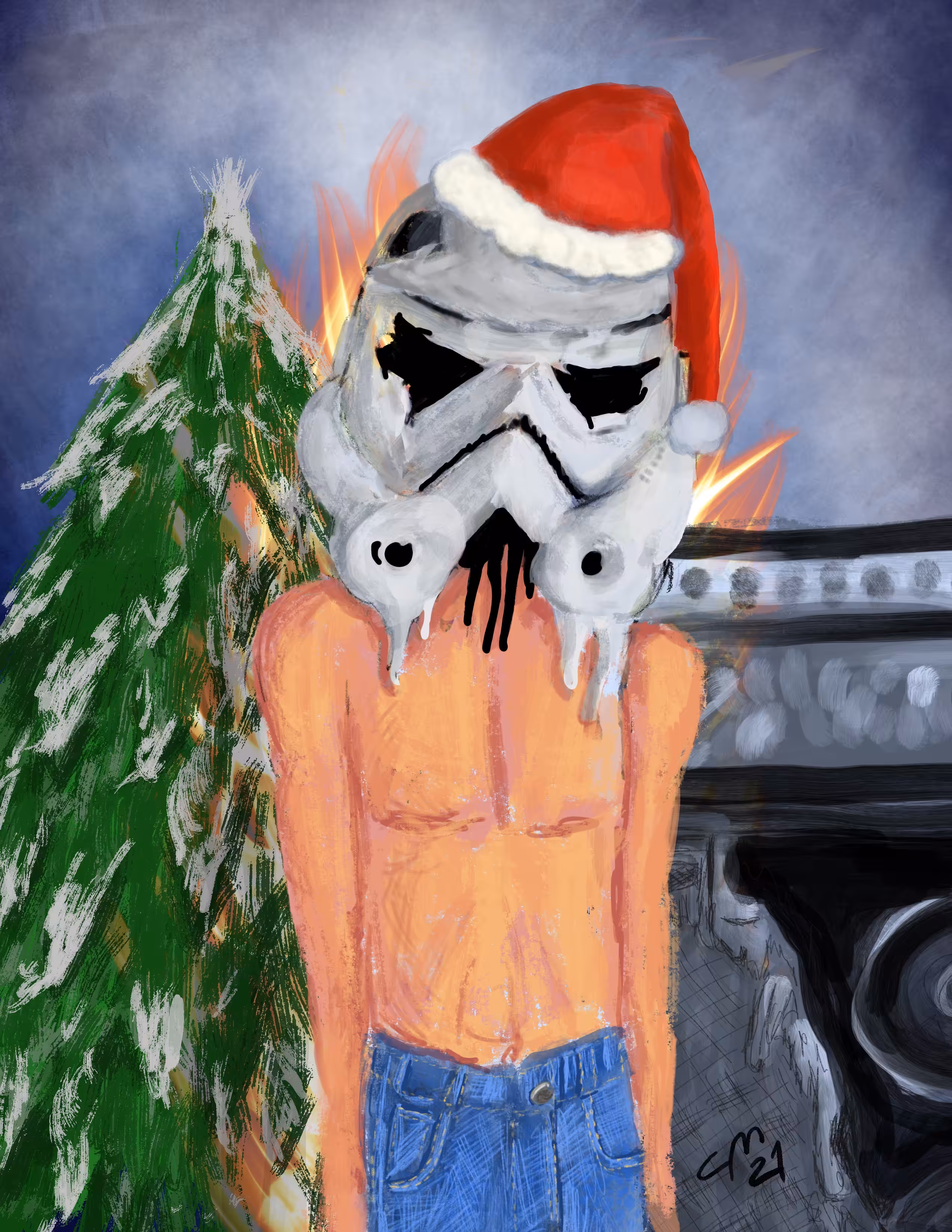 002 Melted Trooper
