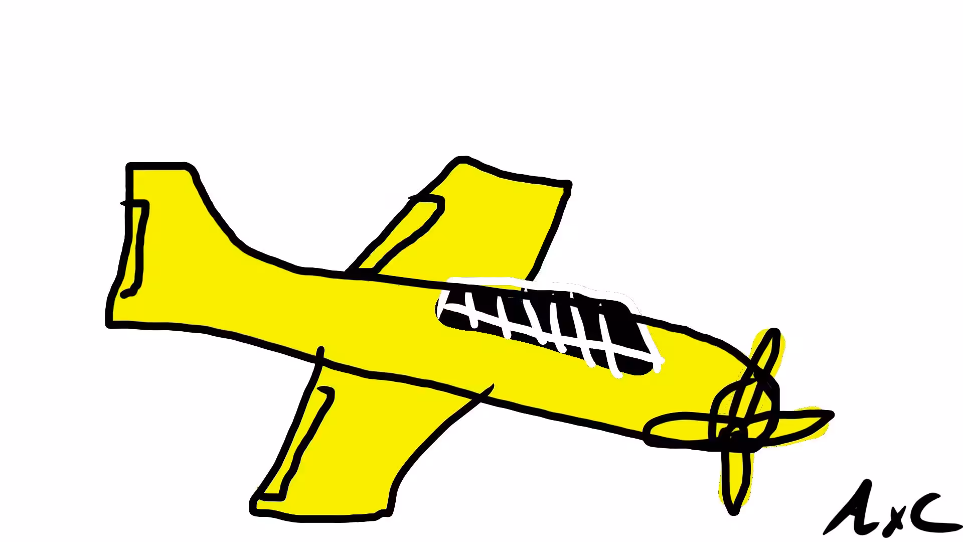 Doodle Plane 24
