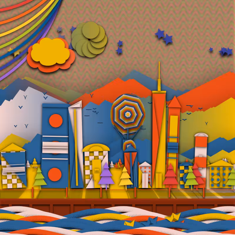 Paper Art 2.5D #111