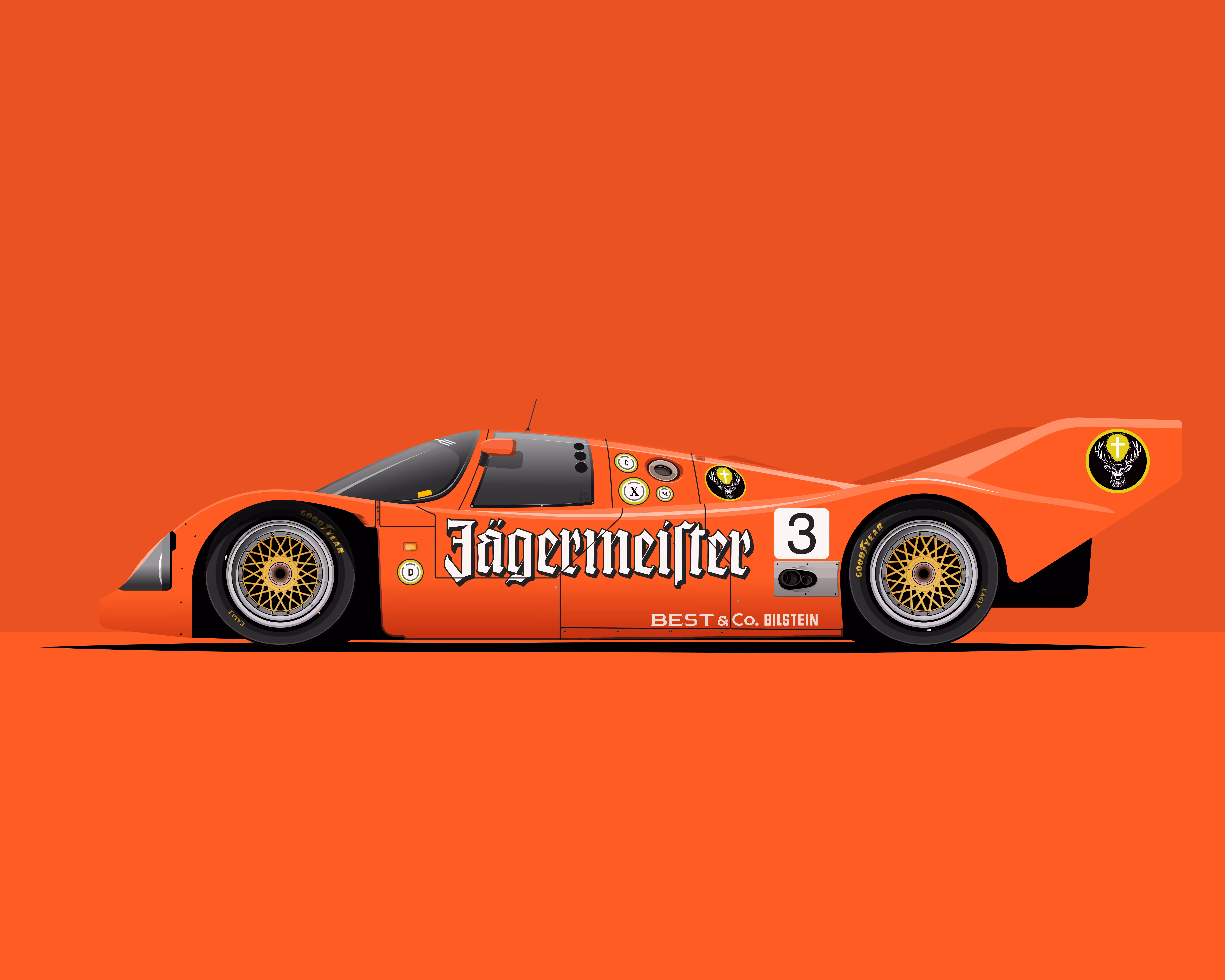 Jagermeister 1988 Porsche 962C