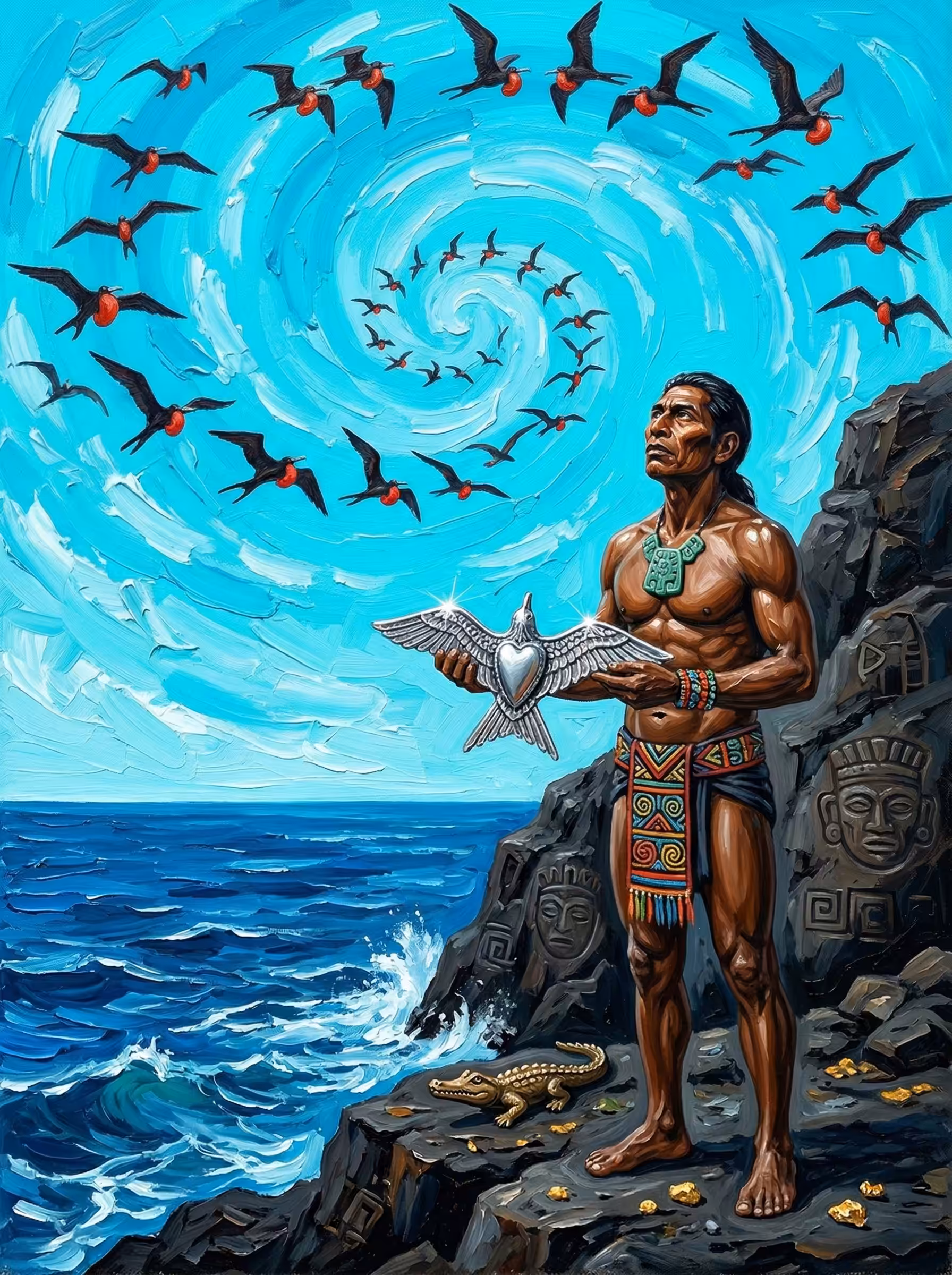 37-Tumaco-La Tolita-The Dance of the Frigatebird