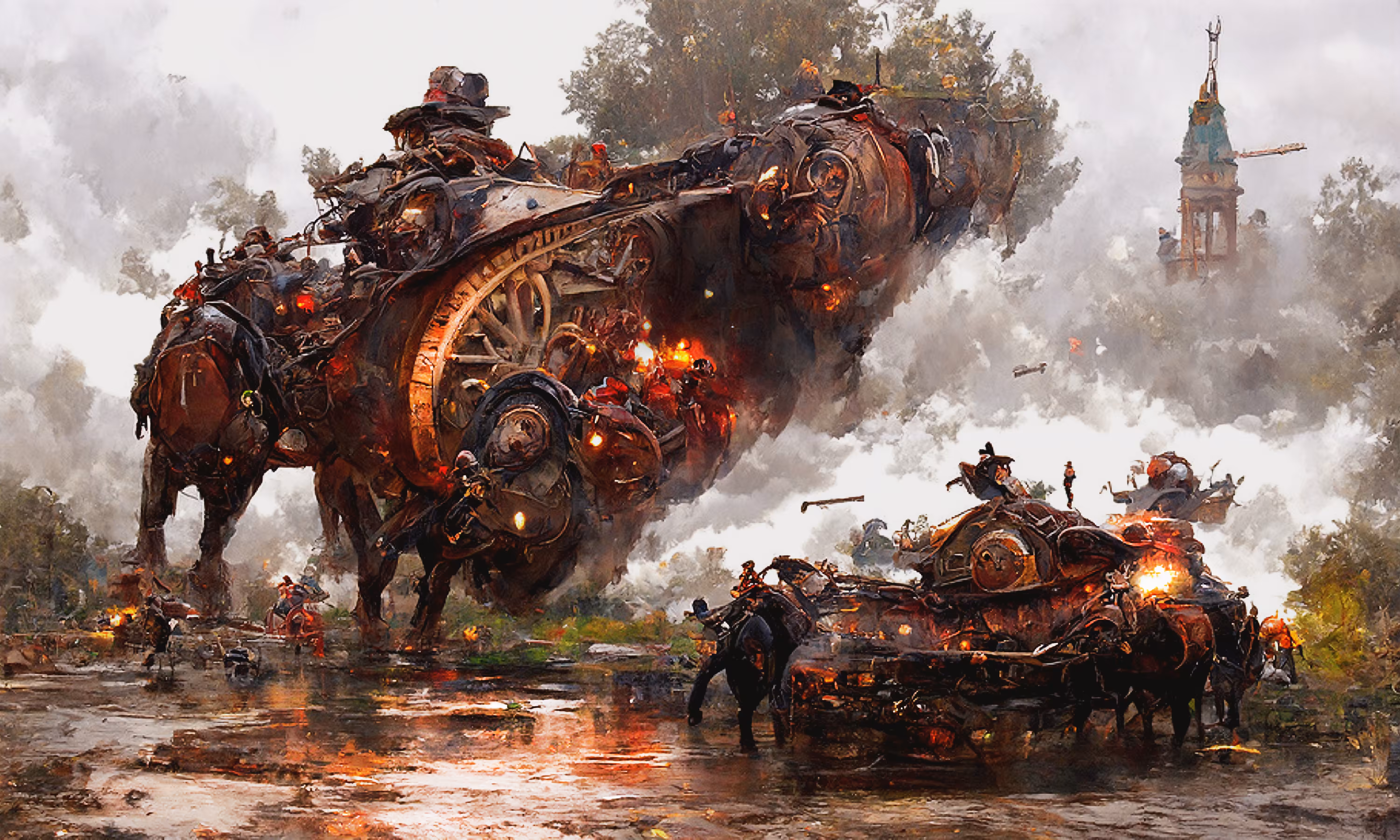 Beautiful Warfare - Machine Wars 2 (Steampunk Wars)