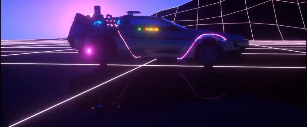 Retrowave vibes. Sound on!