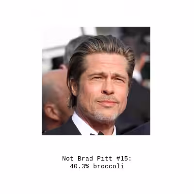 Not Brad Pitt #15: broccoli