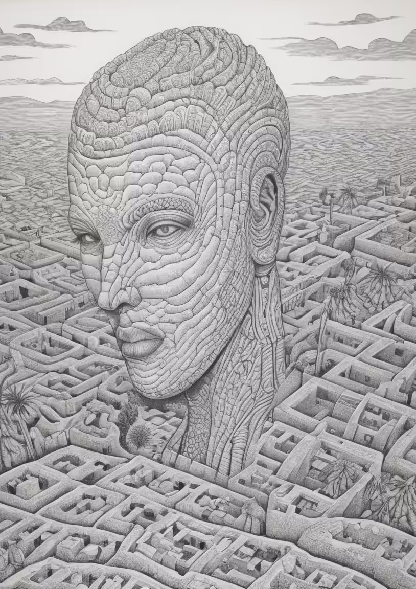 The Stone Sentinel of the Labyrinth