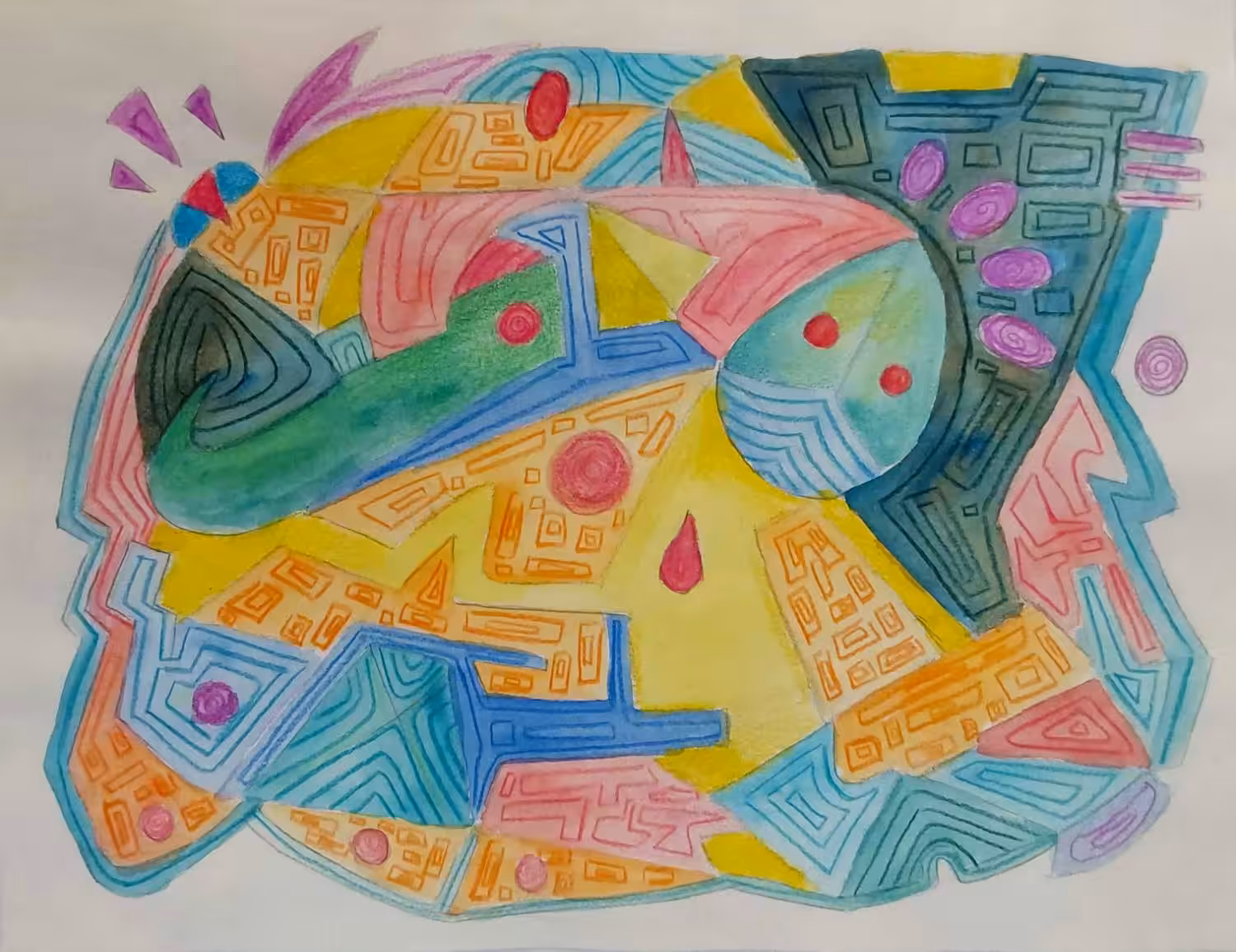 Colorful Dream Traveler: The Gazing Eye
