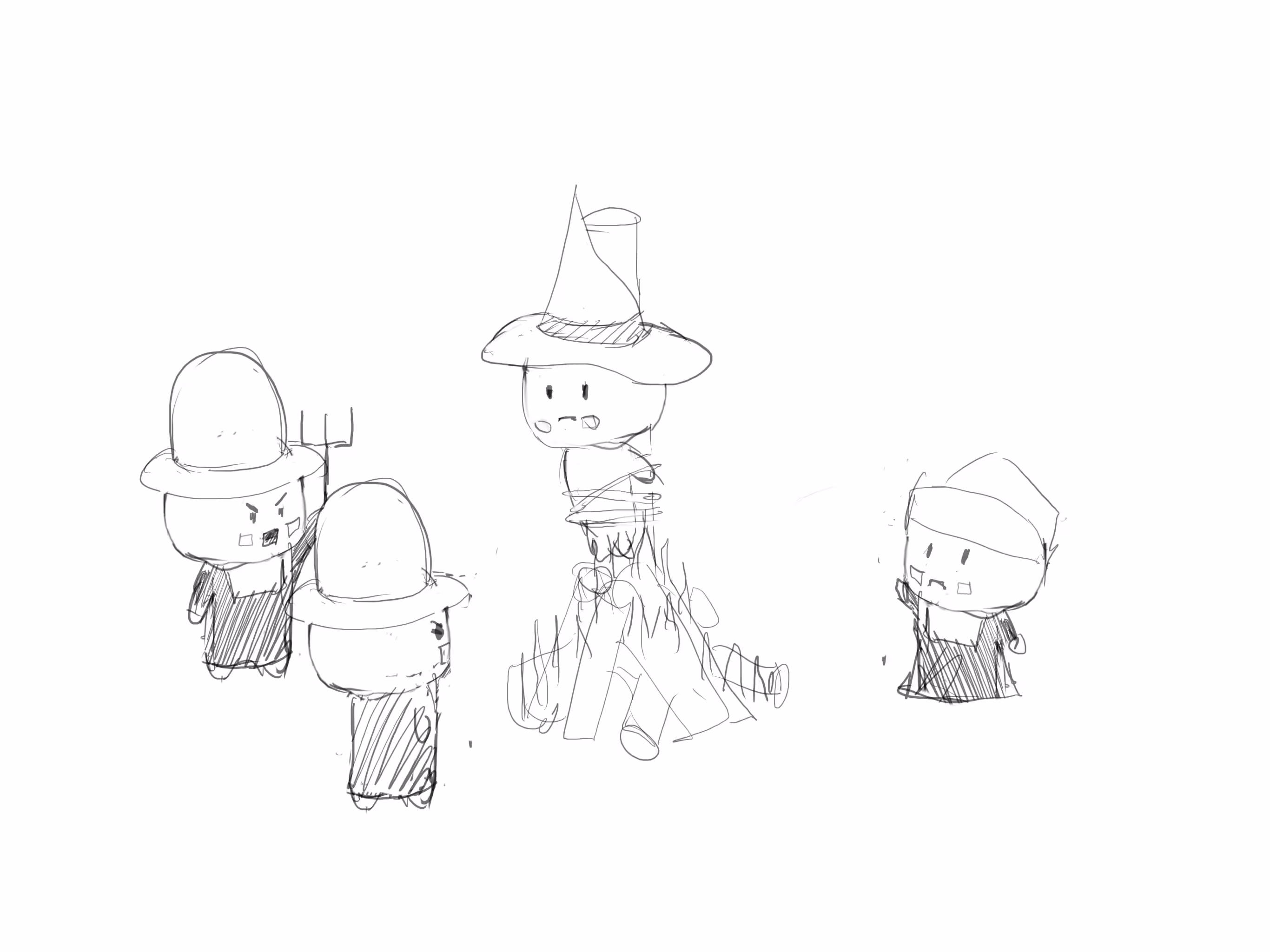 Fini Sketches: When Witch Hunt