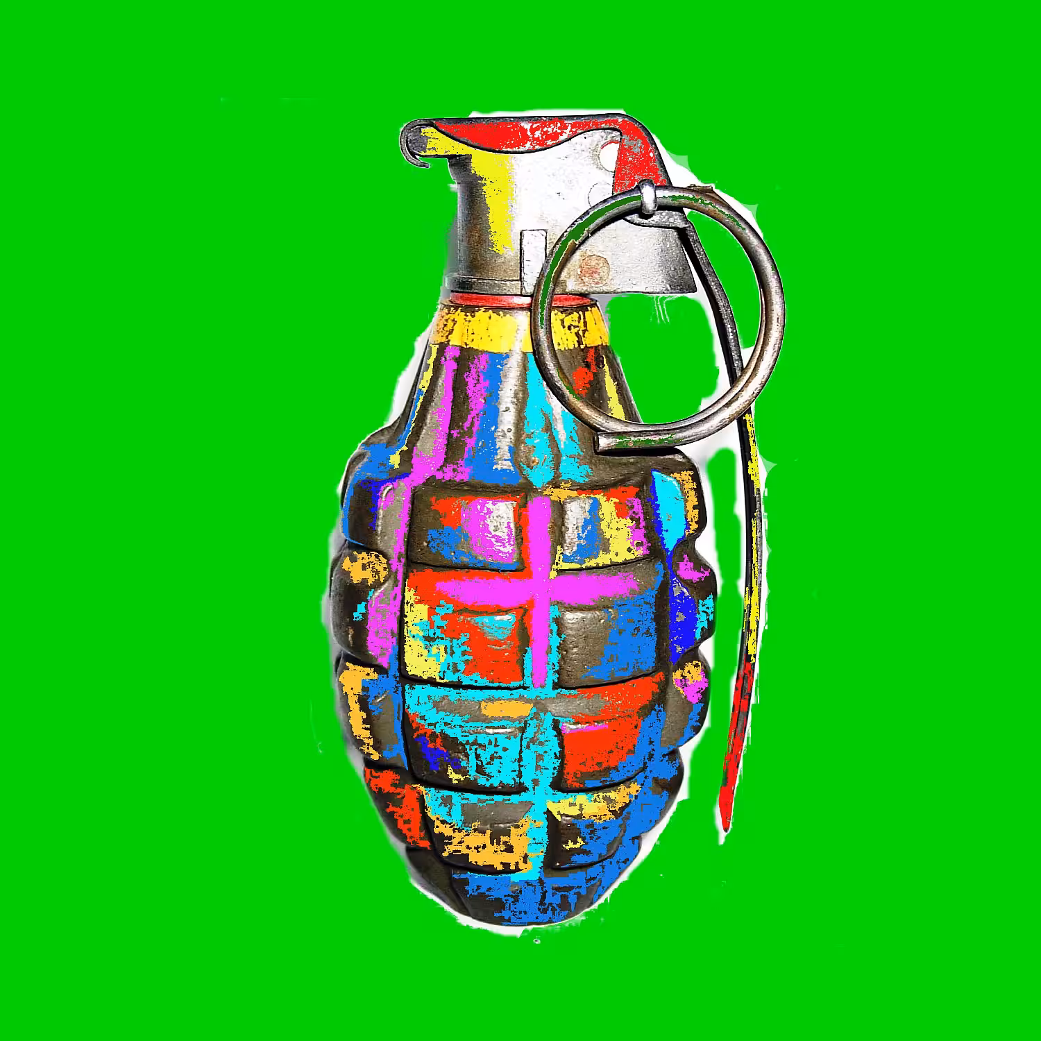 Rainbow Grenade #03 (Color Camouflage Series)