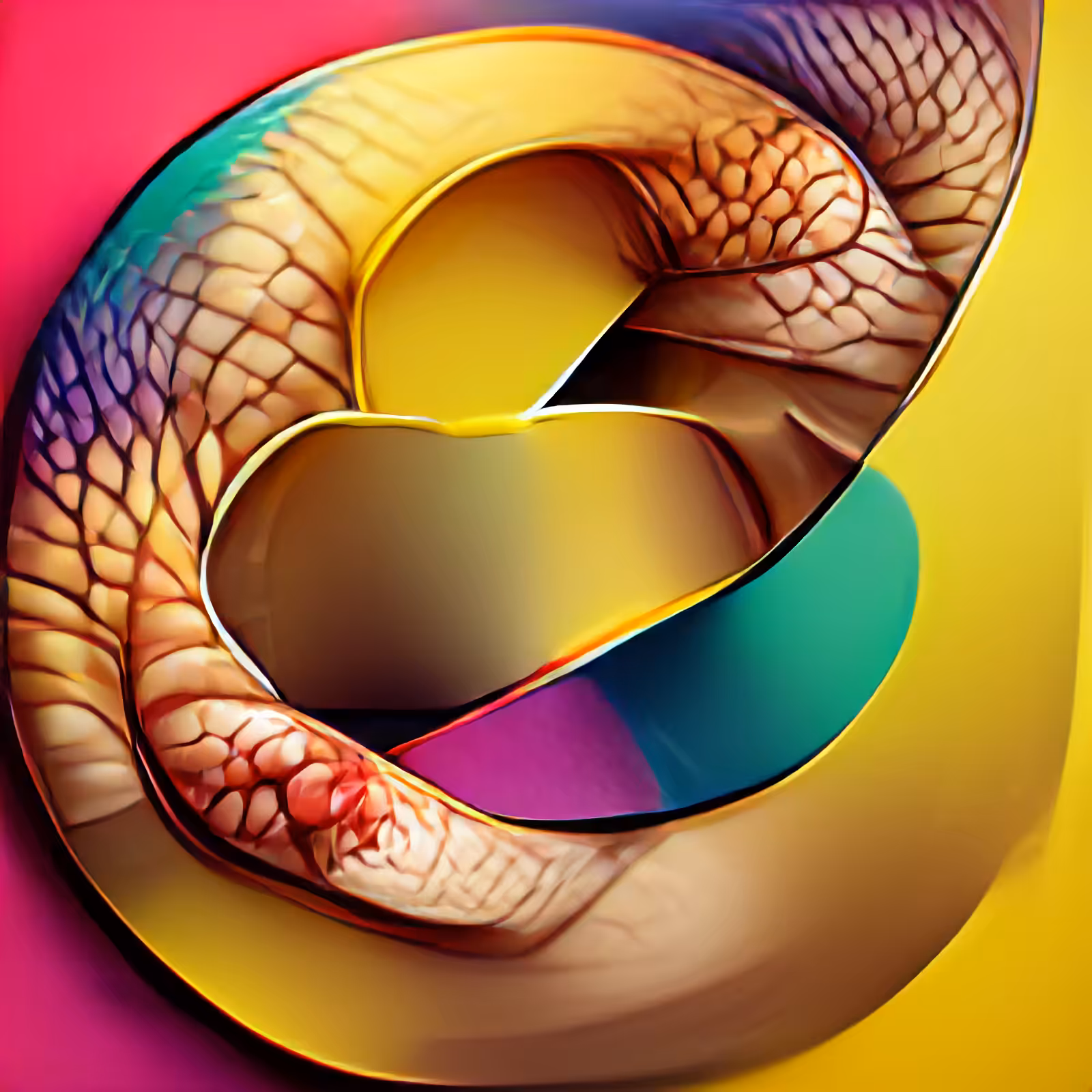 11. Golden Ratio Ouroboros