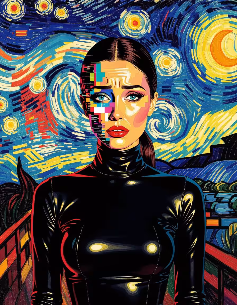 Fragmented Starry Night