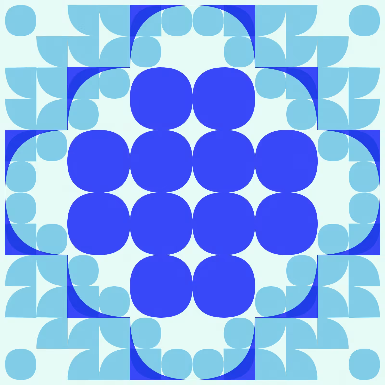 Floral tile #16