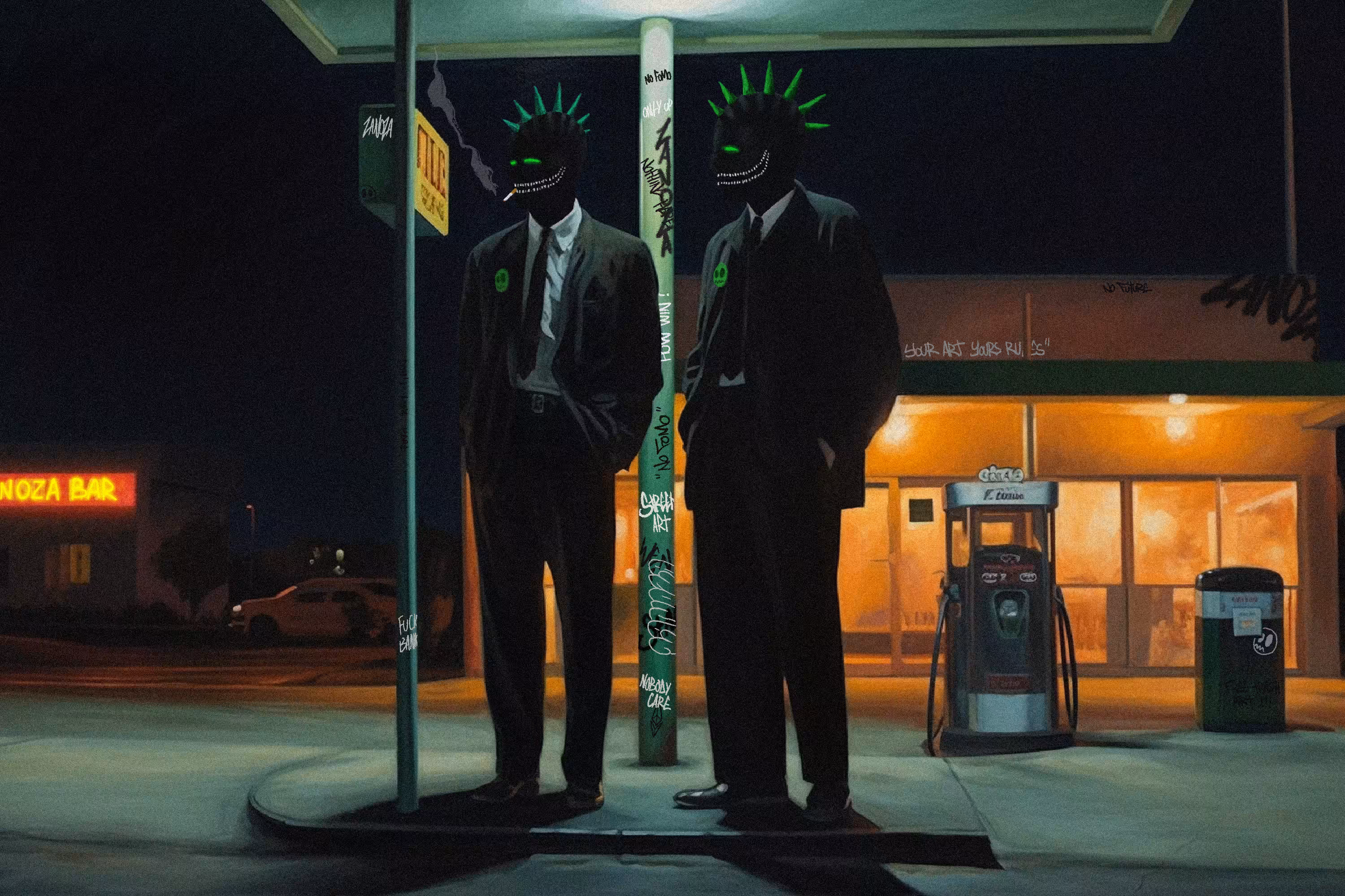 Gas station
