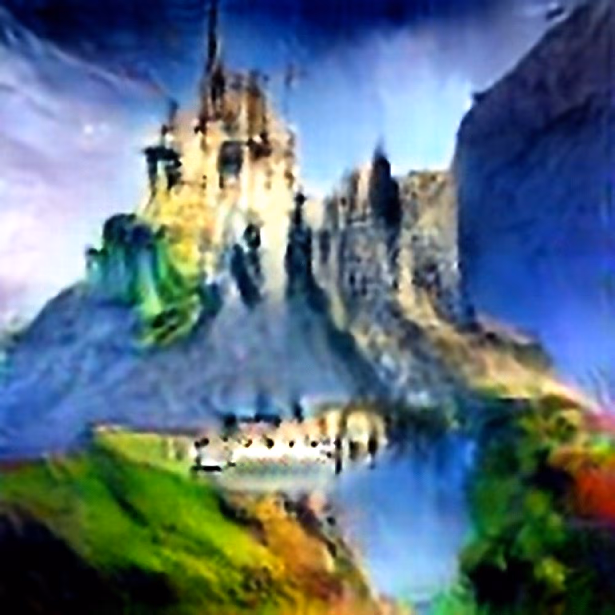 Evolved Hallucinations: Castle #9 (Corpus: Knight, Death, and the Devil)