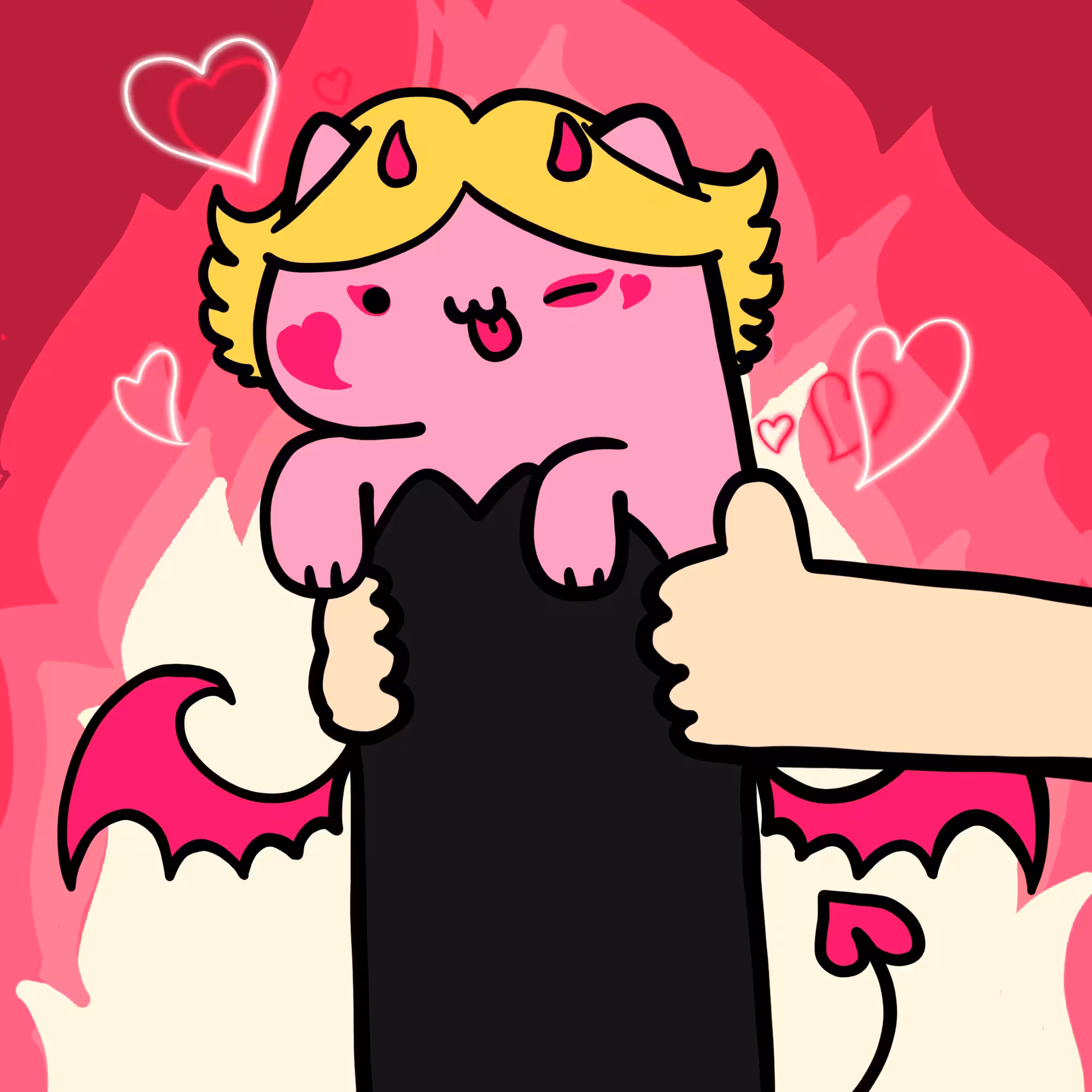 Long Long Cat: Long Long succubus Cat #0164
