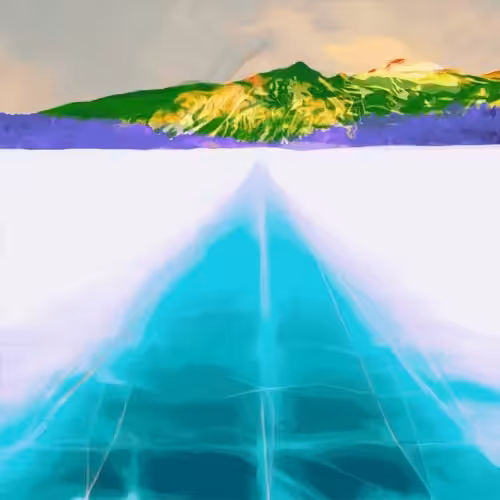 Generated Glitch Landscape #257