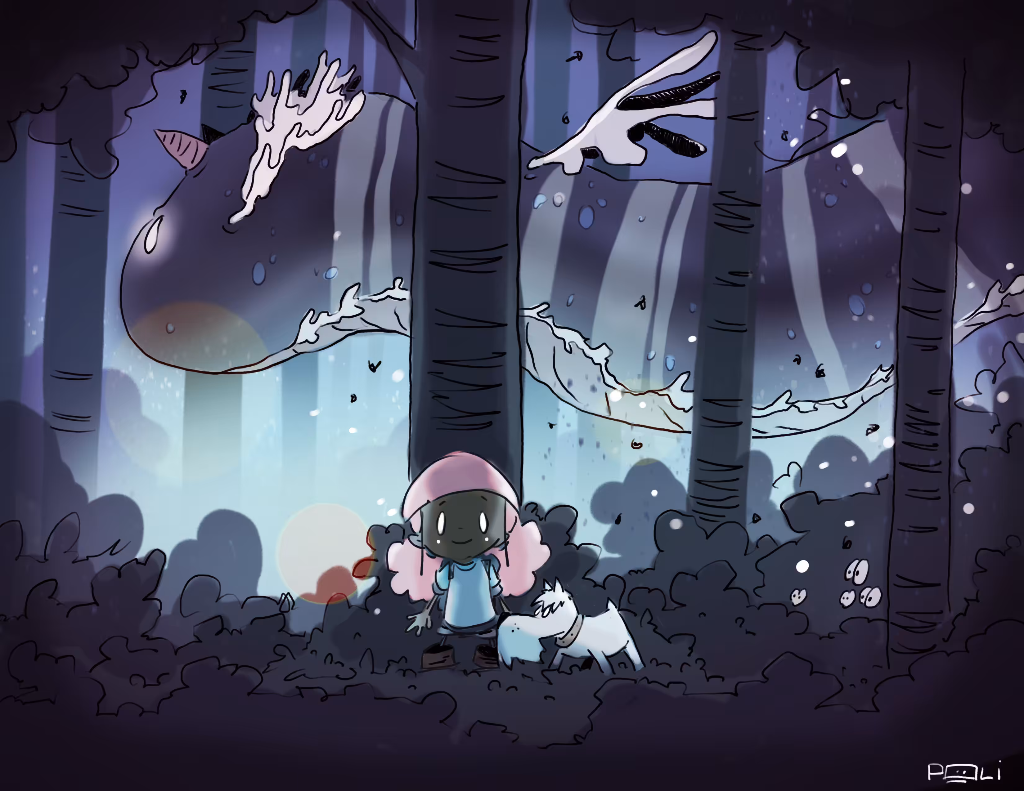 Dragon Woods by Dusk