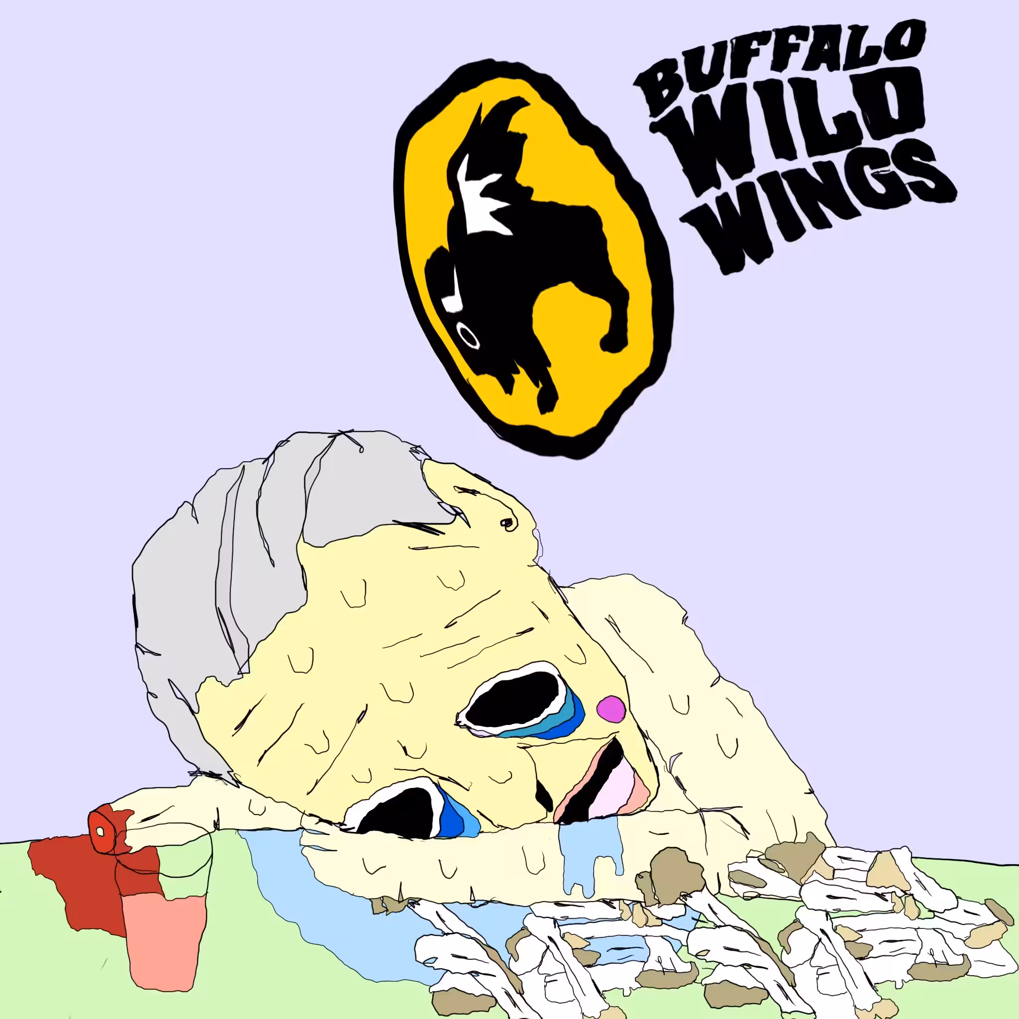 dying at buffalo wild wings