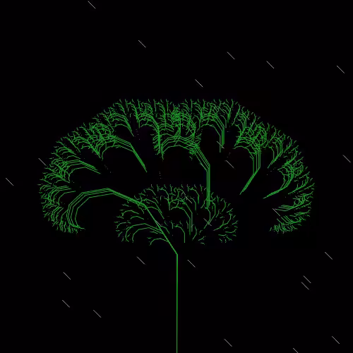 Trees in the rain #10