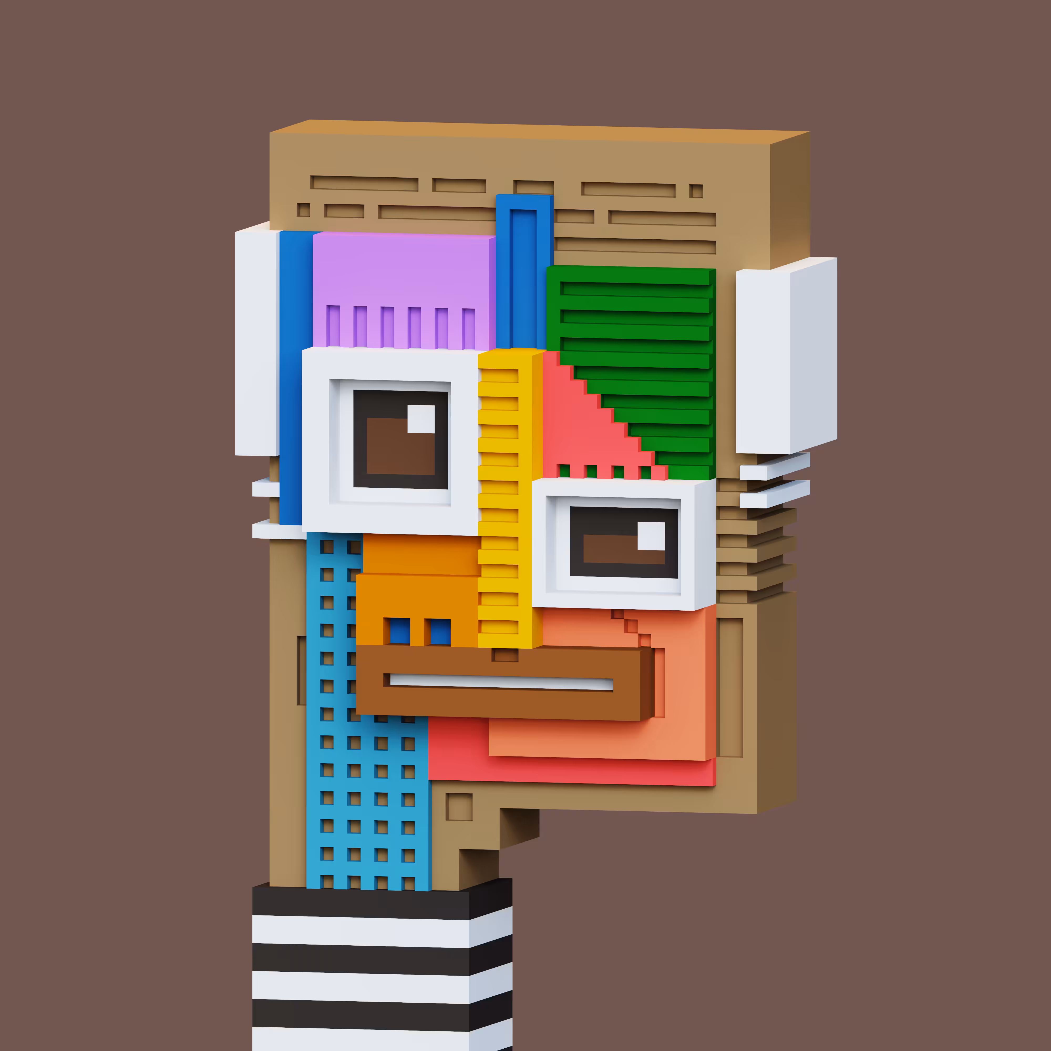 Pop Cubism Voxel 20